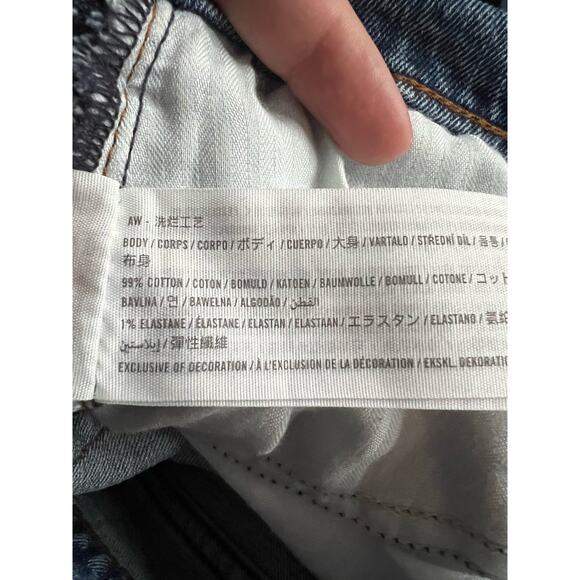 Abercrombie & Fitch Curve Love The '90s Slim Straight Ultra High Rise Jeans 29 - Picture 5 of 10